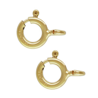 5pcs Real 1/20 14K Gold Filled Springring Clasps, Open Jump Ring, 7mm, JK3-C4