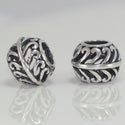 1pc Solid 925 Sterling Silver Angel Wing Feather Bead Charm, Compatible with Pandora All Other Charm Bracelet, EC268
