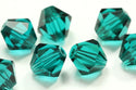 50pcs Adabele Austrian Faceted Bicone Crystal Beads #5301, Emerald Green, Size Selections: 6mm/8mm/10mm