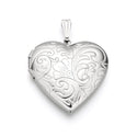 5pcs 316 Surgical Stainless Steel Living Memory Floating Lockets, 30mm Heart Waterproof Pendants, MP-A5