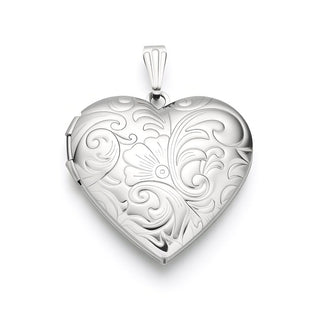 5pcs 316 Surgical Stainless Steel Living Memory Floating Lockets, 30mm Heart Waterproof Pendants, MP-A5