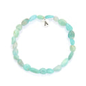 1 Strand Stretch Natural Amazonite Free Form Gemstone Bracelet, 5-8mm Small Beads, Length Selections: 7 inch/7.5 inch