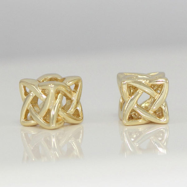 1pc Real Gold Plated Sterling Silver Celtic Knot Bead Charm, Compatible with Pandora All Other Charm Bracelet, EC24-B3