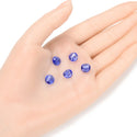 25pcs Adabele Austrian Faceted Flat Round Twist Coin Crystal Beads #5621, Sapphire Blue, 8mm, Hole ID 1mm, SSW813