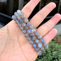 1 Strand Stretch Natural Grade A Labradorite Free Form Gemstone Bracelet, 7-10mm Beads, Length Selections: 7 inch/7.5 inch