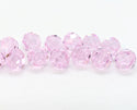 50pcs Adabele Austrian Faceted Round Crystal Beads #5000, Rosaline Pink, Size Selections: 4mm/6mm/8mm/10mm