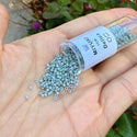 30g Miyuki Delica 11/0 Seed Beads, Opaque Matte Glazed Shark Fin DB2281