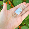 7.5g Miyuki Delica 11/0 Seed Beads, Opague Galvanized Apricot Gold DB411