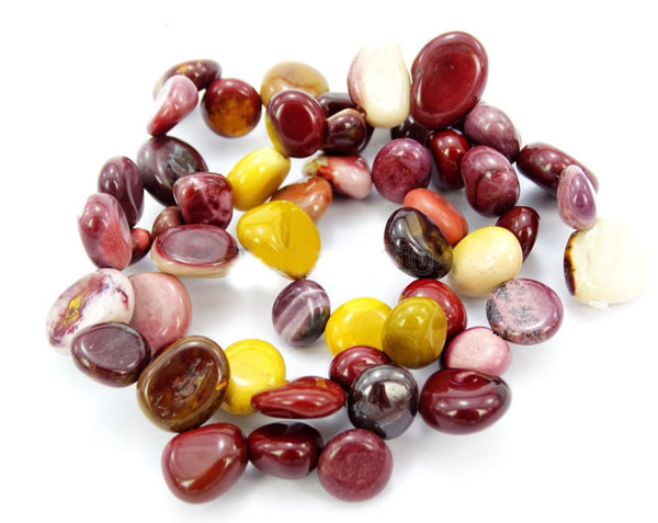 Natural Mookaite Jasper Gemstone Petal Keishi Beads, Irregular, 10mm-20mm, Hole ID 1mm, 1 Strand/15 Inch, GZ6-40