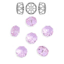 25pcs Adabele Austrian Faceted Donut Rondelle Crystal Beads #5045, Rosaline (Light Pink), 8mm x 5mm, Hole ID 1.2mm, SSO-803