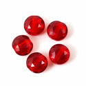 25pcs Adabele Austrian Faceted Flat Round Coin Crystal Beads #5052, Siam Red, 8mm, Hole ID 1mm, SSMR805