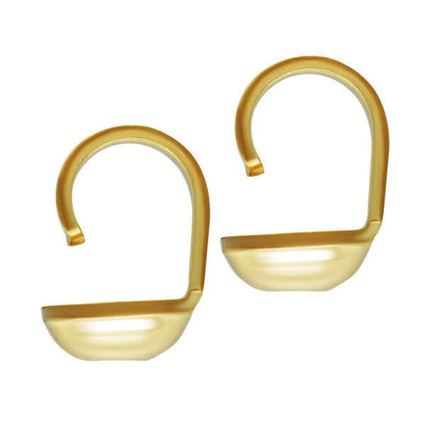 20pcs Real 1/20 14K Gold Filled Small Tiny Bead Tips, Hole ID 1mm, JK4-B3