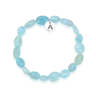 1 Strand Stretch Natural Blue Amazonite Free Form Gemstone Bracelet, 5-8mm Small Beads, Length Selections: 7 inch/7.5 inch