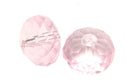 24pcs Adabele Austrian Faceted Rondelle Crystal Beads #5040, Rosaline (Light Pink), Size Selections: 6x4mm, 8x6mm, 10x8mm
