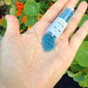 7.5g Miyuki Delica 11/0 Seed Beads, Translucent Luminous Dusk Blue DB2054