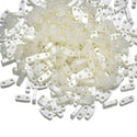 10g Miyuki Quarter Tila Seed Beads 5x1.2mm, Translucent Opal (QTL-512)