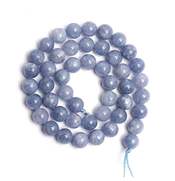 Natural Opaque Tanzanite Quartz Gemstone Round Beads, 15 Inch/1 Strand, Size Selections: 4mm/6mm/8mm/10mm