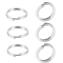 20pcs 925 Sterling Silver Split Jump Rings, 0.6mm/22 Gauge, Size Selections: 5mm/6mm/7mm/8mm