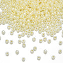 50g Miyuki Rocaille 8/0 Seed Beads Opaque Butter Cream Alabaster RR-527