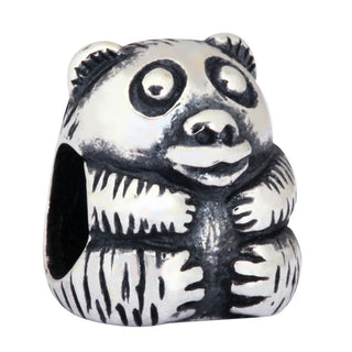 Cute Real Solid Sterling Silver Teddy Bear Charm Bead, Compatible with Pandora All Other Charm...
