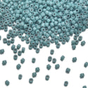 7.5g Miyuki Delica 11/0 Seed Beads, Duracoat Opaque Dyed Eucalyptus DB2131
