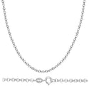 1pc 925 Sterling Silver Rolo Link Chain Necklace, Tarnish Resistant Rhodium Plated, 3mm, Sturdy Thick, Length Selections: 16/18/20/26/28 inch