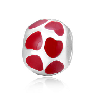 You Are My Only Love Charm 925 Sterling Silver Heart Bead Charm
