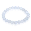 1 Strand Stretch Natural Blue Flash Moonstone Beaded Gemstone Bracelet, 8mm Bead, Length Selections: 7 inch/7.5 inch/8 inch/8.5 inch
