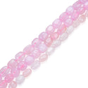 Natural Pink Rose Quartz Pink Crystal Gemstone Tumbled Nugget Beads, Irregular, 10mm-13mm, Hole ID 1mm, 1 Strand/15 Inch, GZ4-1