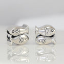 1pc 925 Sterling Silver Pisces Zodiac Sign Bead Charm, Compatible with Pandora All Other Charm Bracelets, EC5-B2