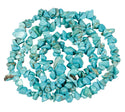 Natural Turquoise Blue Howlite Gemstones Chip Beads, Free Form, 5mm-8mm, Hole ID 1mm, 1 Strand/31 Inch, GZ1-24