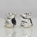 1pc Real Solid Sterling Silver Dog Charm Puppy Bead, Compatible with Pandora All Other Charm Bracelets, EC497