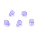 24pcs Adabele Austrian Faceted Teardrop Crystal Beads #5500, Light Violet, 8mm x 6mm, Hole ID 1mm, SST-804
