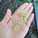 25pcs Adabele Austrian Faceted Round Crystal Beads #5000, Jonquil Yellow AB, Size Selections: 6mm/8mm