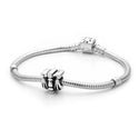 1pc 925 Sterling Silver Libra Zodiac Sign Bead Charm, Compatible with Pandora All Other Charm Bracelets, EC5-B9