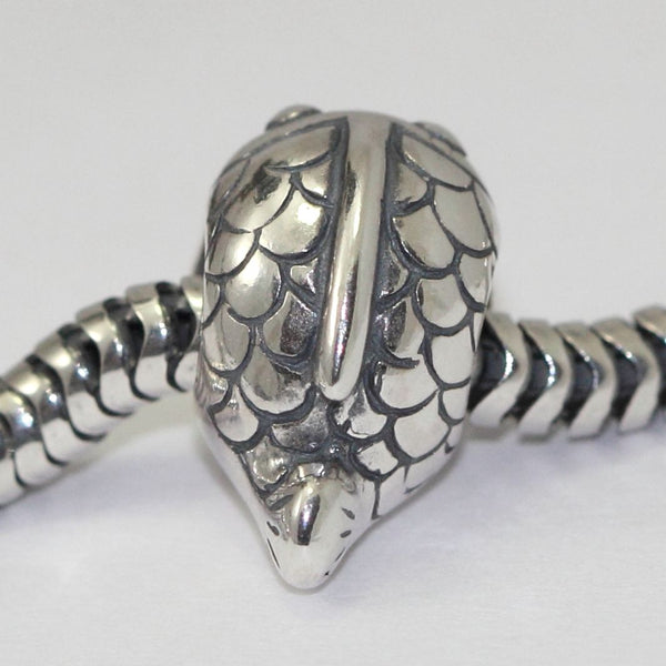 1pc Gold Plated Sterling Silver Happy Fish Charm Bead, Compatible with Pandora All Other Charm Bracelets, EC649