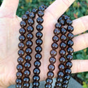 Natural Smoky Quartz Gemstone Round Beads, 15 Inch/1 Strand, Size Selections: 4mm/6mm/8mm/10mm