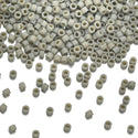 7.5g Miyuki Delica 11/0 Seed Beads, Opaque Matte Glazed Cactus DB2282