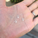 1pc Real 1/20 14K Gold Filled Letter S, Small Alphabet Charm Drop, 4.9x5.8mm, JK12-A19