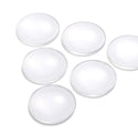 50pcs Transparent Glass Dome Cabochons, Non-calibrated Clear Round Cab Tiles, Size Selections: 20mm/25mm/30mm