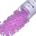 7.5g Miyuki Delica 11/0 Seed Beads, Luminous Purple Plum Crazy DB2038