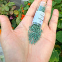 7.5g Miyuki Delica 11/0 Seed Beads, Matte Glazed Rainbow Basil Green DB2312