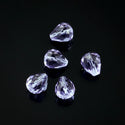 24pcs Adabele Austrian Faceted Teardrop Crystal Beads #5500, Light Violet, 12mm x 10mm, Hole ID 1.2mm, SST-1204