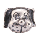 Cute Real Solid Sterling Silver I Love Dog Charm Bead, Compatible with Pandora All Other Charm...