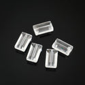 25pcs Adabele Austrian Faceted Rectangle Crystal Beads #5055, Crystal Clear, 14mm x 8mm, Hole ID 1.2mm, SSRT1401