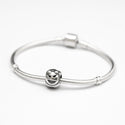 1pc Solid 925 Sterling Silver Halloween Angel Bead Charm, Compatible with Pandora All Other Charm Bracelet, EC62