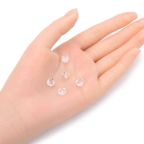 25pcs Adabele Austrian Faceted Heishi Rondelle Crystal Beads, Crystal Clear, 8x4mm, Hole ID 1mm, SSV-801 - image 2