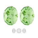 24pcs Adabele Austrian Faceted Rondelle Crystal Beads #5040, Peridot (Green), Size Selections: 6x4mm, 8x6mm, 10x8mm
