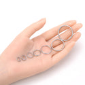 50pcs 304 Stainless Steel 25mm Split Rings – 1.5mm Wire