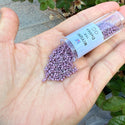 7.5g Miyuki Delica 11/0 Seed Beads, Matte Metallic Gold Iris Violet DB1066